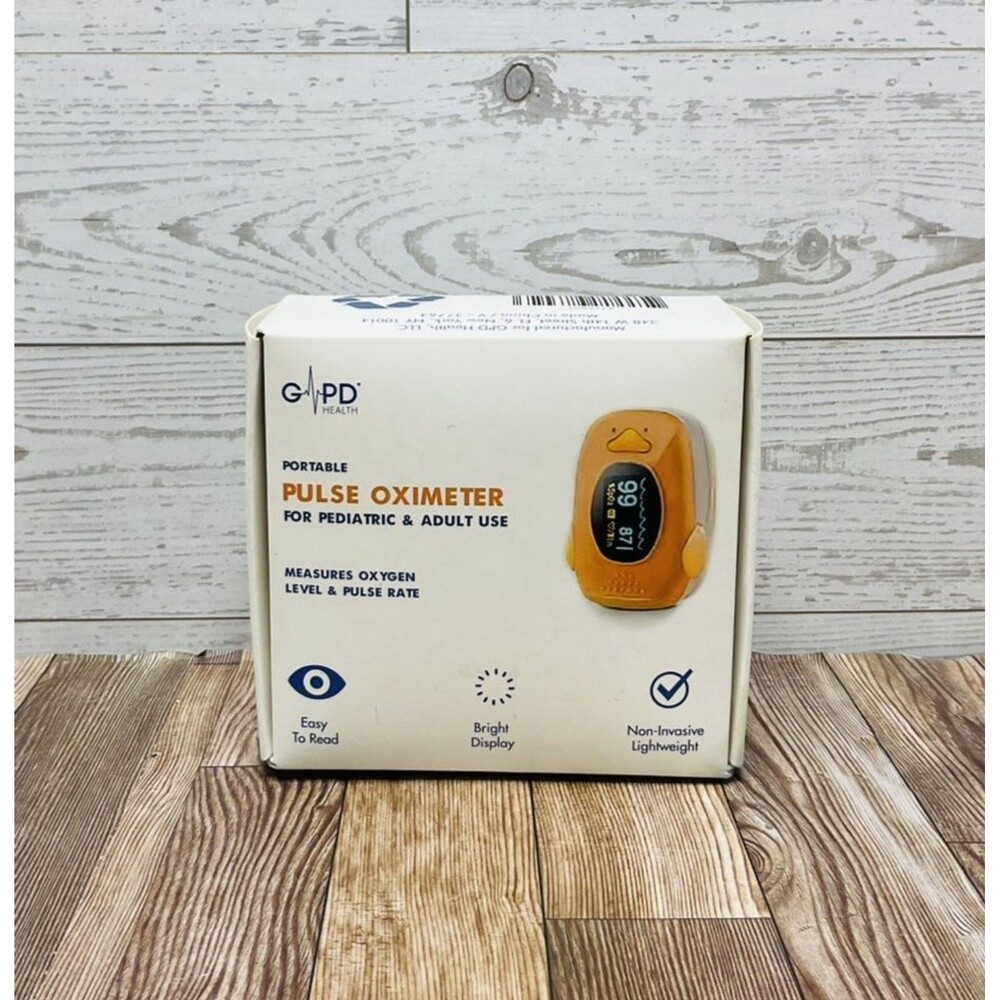 GPD Portable Pulse Oximeter Oxygen Saturation & Pulse Rate Monitor New